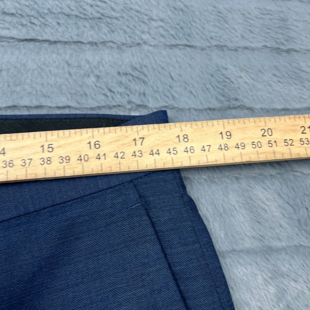 J.Crew Ludlow Slim Fit Suit Pants Navy Blue Wool Blend W35 L32 Mens Trousers
